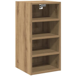 Armoire suspendue chêne artisanal 30x29,5x60 cm bois ingénierie - Vidaxl