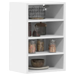 vidaXL Armoire suspendue blanc