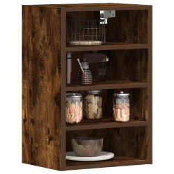 vidaXL Armoire Suspendue Chêne Fumé 40x29,5x60 cm