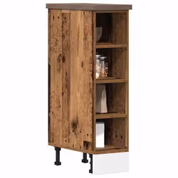 vidaXL Armoire de plancher vieux bois 20x445x815cm bois dingénierie armoire de cuisine meuble de cuisine meuble de 854191
