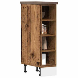 vidaXL Armoire de plancher vieux bois 20x445x815cm bois dingénierie armoire de cuisine meuble de cuisine meuble de 854191