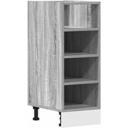 Meuble bas 'Riga' Gris Sonoma 30 x 44,5 x 81,5 cm Bois d'ingénierie Vidaxl