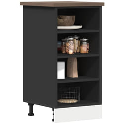 Armoire de plancher 'Riga' noir 40x44,5x81,5 cm Vidaxl