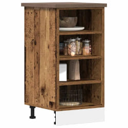 vidaXL Armoire Plancher Vieux Bois 40x44,5x81,5 cm