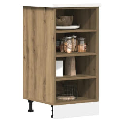 vidaXL Armoire de plancher - Chêne artisanal