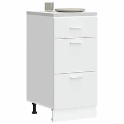 vidaXL Armoire de plancher blanc 40x46x815 cm bois dingénierie armoire de cuisine meuble de cuisine meuble de cuisine 854211