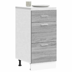 vidaXL Meuble bas "Lyon" Gris Sonoma 40 x 46 x 81,5 cm Bois d'ingénierie
