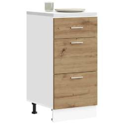 vidaXL Meuble bas "Lyon" Chêne artisanal 40 x 46 x 81,5 cm Bois d'ingénierie