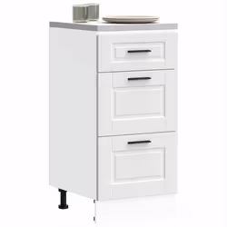 vidaXL Armoire de cuisine Porto blanc bois dingénierie meuble dévier meuble de cuisine avec tiroir meuble de cuisine à 854220