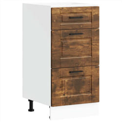Armoire de cuisine Porto chêne fumé bois d'ingénierie Vidaxl