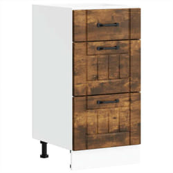 Vidaxl - Armoire De Cuisine Lucca Chêne Fumé Bois Ingénierie