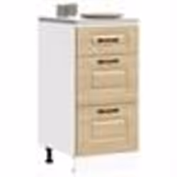 vidaXL Armoire de cuisine Kalmar chêne sonoma bois dingénierie meuble dévier meuble de cuisine avec tiroir meuble de 854243