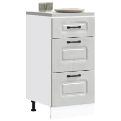 vidaXL Armoire de Cuisine Kalmar Gris Béton