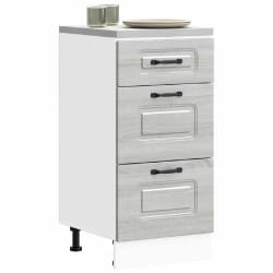 VidaXL Armoire Cuisine Kalmar Sonoma Gris