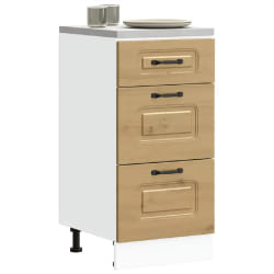 vidaXL Armoire de cuisine Kalmar - Chêne Artisanal