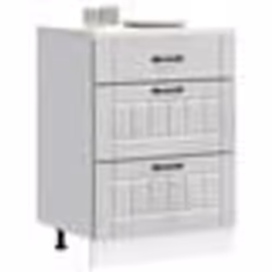 vidaXL Armoire de cuisine Lucca gris béton bois ingénierie meuble dévier meuble de cuisine avec tiroir meuble de cuisine 8542 ...