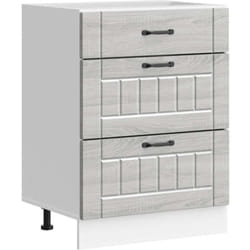 Armoire de cuisine Lucca sonoma gris bois ingénierie Vidaxl
