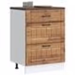vidaXL Armoire de cuisine Lucca vieux bois bois ingénierie meuble dévier meuble de cuisine avec tiroir meuble de cuisine 8542 ...