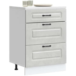 Armoire de cuisine Kalmar gris béton bois d'ingénierie Vidaxl