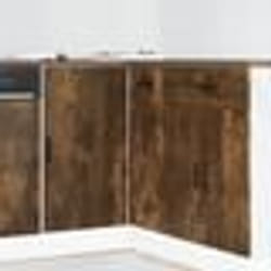 vidaXL Meuble bas de cuisine chêne fumé bois dingénierie meuble bas de cuisine meuble bas à tiroir de cuisine 854293