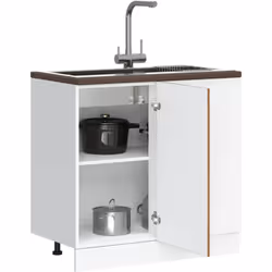 Ce meuble sous évier optimise l'espace de votre cuisine et offre un grand espace de rangement pour vos effets personnels ! Ma ...