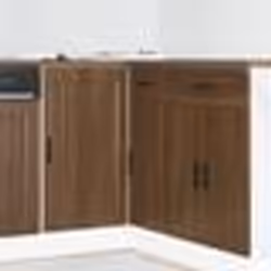 vidaXL Armoire de cuisine Porto chêne marron bois dingénierie armoire dévier meuble bas dévier de cuisine armoire de 854305