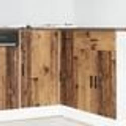vidaXL Armoire de cuisine Porto vieux bois bois dingénierie armoire dévier meuble bas dévier de cuisine armoire de 854306