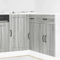 vidaXL Meuble bas de cuisine Lucca sonoma gris bois d'ingénierie