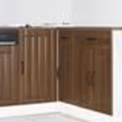 vidaXL Meuble de base de lavabo Lucca chêne marron bois dingénierie meuble bas de cuisine meuble bas à tiroir de cuisine 8543 ...