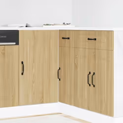 vidaXL Armoire de cuisine Kalmar chêne sonoma bois dingénierie meuble dévier meuble de cuisine avec tiroir 854321