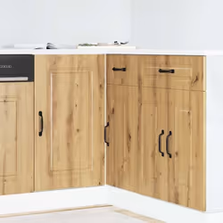vidaXL Armoire de cuisine Kalmar chêne artisanal bois dingénierie meuble dévier meuble de cuisine avec tiroir 854327
