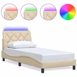 VidaXL 3310648, Crème, 950 mm, 2,18 m, 745 mm, 900 x 2000 mm, 1 pièce(s)