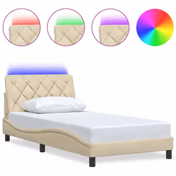 VidaXL 3310655, Crème, 1050 mm, 2,18 m, 745 mm, 1000 x 2000 mm, 1 pièce(s)