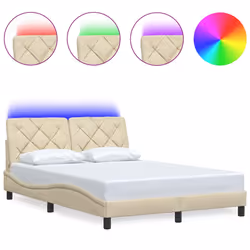 VidaXL 3310676, Crème, 1450 mm, 2,18 m, 745 mm, 1400 x 2000 mm, 1 pièce(s)
