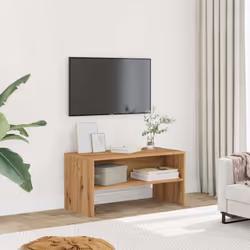 Ce meuble TV avec un grand espace de rangement est un complément pratique et attrayant pour votre salon ou votre chambre à co ...