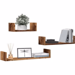 Maximisez votre espace intérieur et donnez du style à votre mur avec ces étagères murales ! Matériau stable et durable : le b ...
