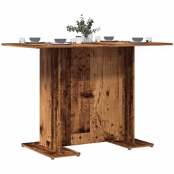 Ajoutez une touche de style minimaliste à votre espace de repas avec cette table de salle à manger distinctive ! Matériau dur ...