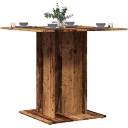 Vidaxl - Table à manger vieux bois 80 x 80 x 75 cm bois d'ingénierie