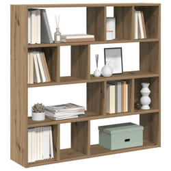 Bibliothèque/Séparateur de pièce chêne artisanal 105x24x102 cm Vidaxl