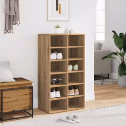 vidaXL Étagère à chaussures chêne artisanal bois d'ingénierie