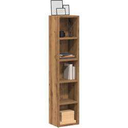 Vidaxl - Armoires à cd 2 pcs chêne artisanal 21x16x93,5 cm