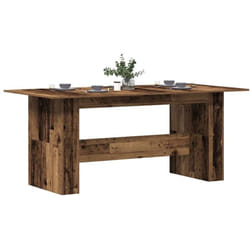 vidaXL Table à manger vieux bois 180x90x76 cm bois d'ingénierie
