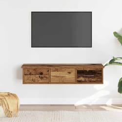 Armoire murale vieux bois 88x26x18,5 cm bois d'ingénierie vidaXL