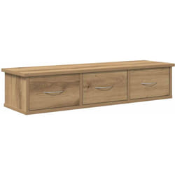Armoire murale chêne artisanal 88x26x18,5 cm bois d'ingénierie Vidaxl