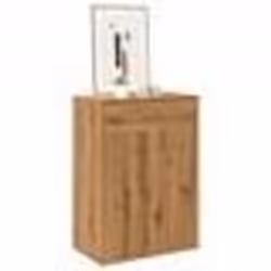 vidaXL Armoire à chaussures chêne artisanal bois d'ingénierie