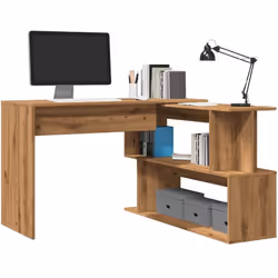 Le bureau d'angle élégant et moderne sera un supplément pratique à votre espace d'étude et de travail ! Matériau durable : le ...