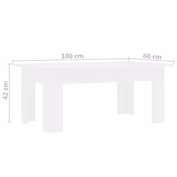VidaXL 855958 Table à café, latérale et de salon