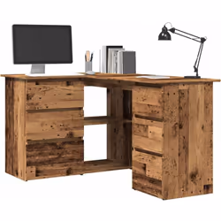 Ce bureau d'angle élégant et moderne est destiné à être un supplément pratique à votre espace d'étude ainsi qu'à votre espace ...