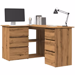 Ce bureau d'angle élégant et moderne est destiné à être un supplément pratique à votre espace d'étude ainsi qu'à votre espace ...