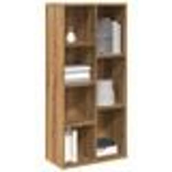 vidaXL Bibliothèque chêne artisanal 50x25x104 cm bibliothèque meuble à livres armoire de rangement étagère à livres 855965